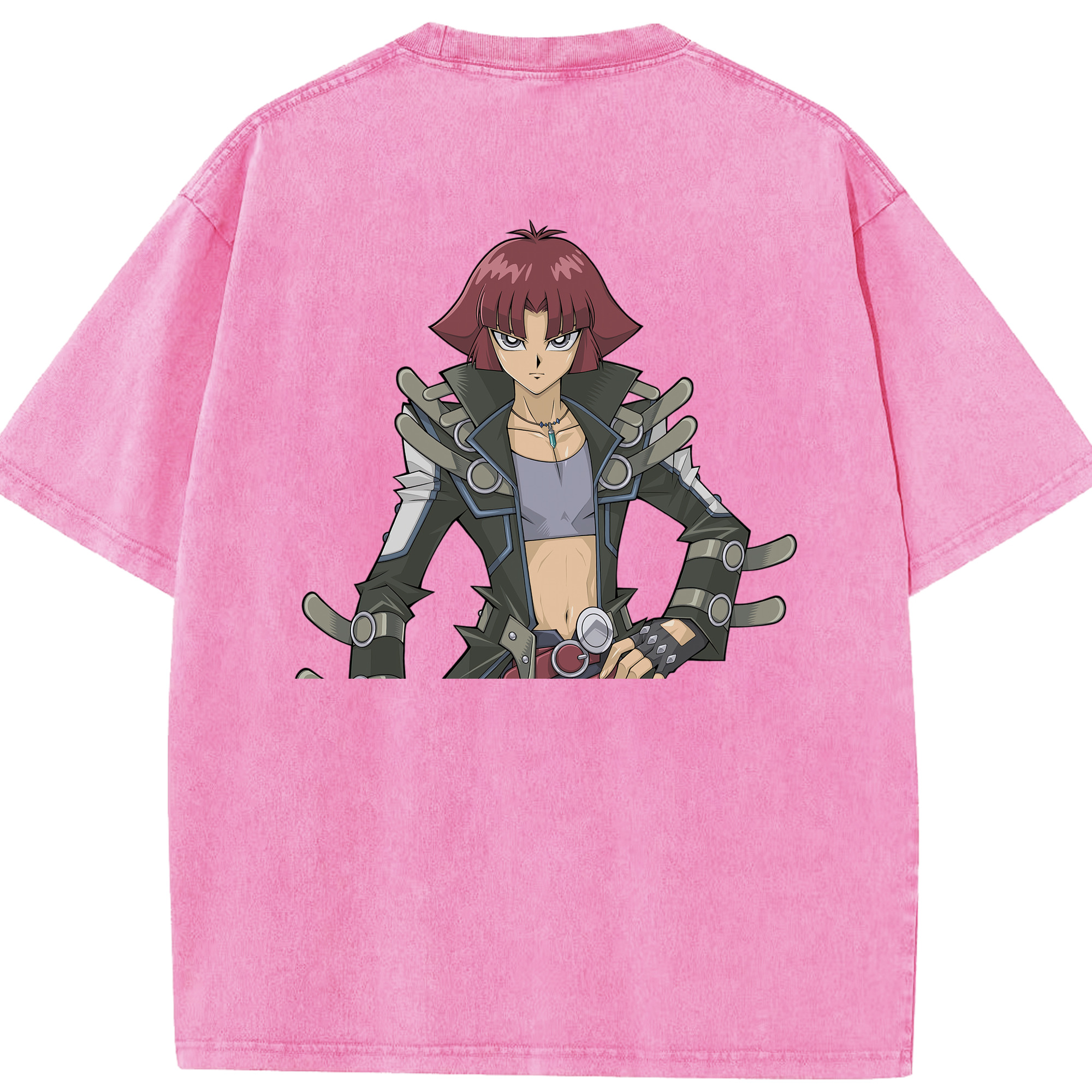 （画像用） 遊☆戯☆王 Yu-Gi-Oh! 綿100% ヴィンテージ風 半袖Tシャツ（背面プリント）